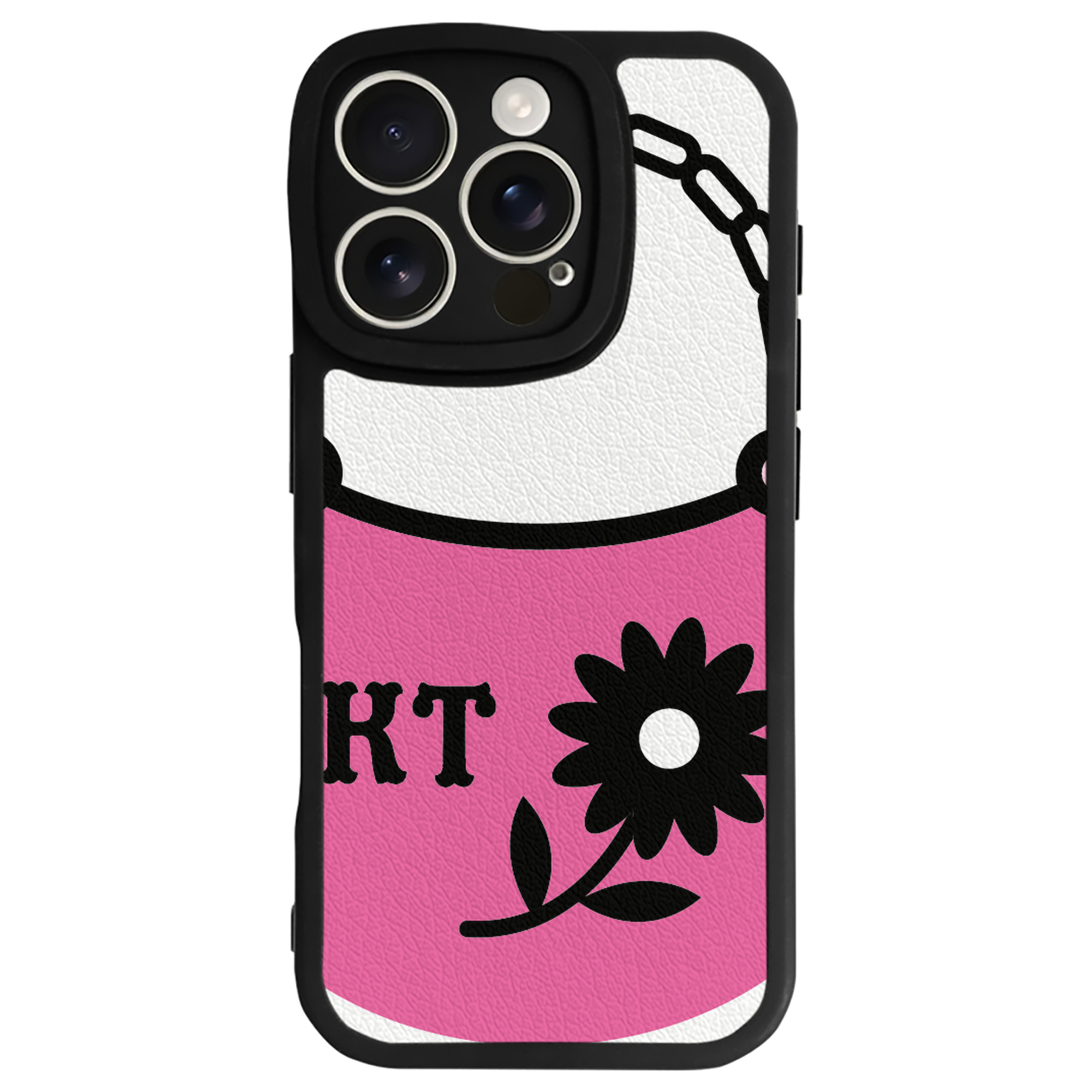 （画像用） Hello Kitty ハローキティ 【iPhone 16シリーズ対応】シリコンスマホケース（レザー調） 材質：シリコン